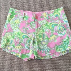 Lilly Pulitzer Callahan shorts size 4